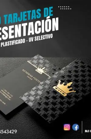 Tarjetas de Presentación x 1000 unidades